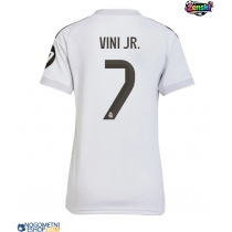 Ženski Nogometni dresi Real Madrid Vinicius Junior #7 Domači 2025-26 Kratek Rokav